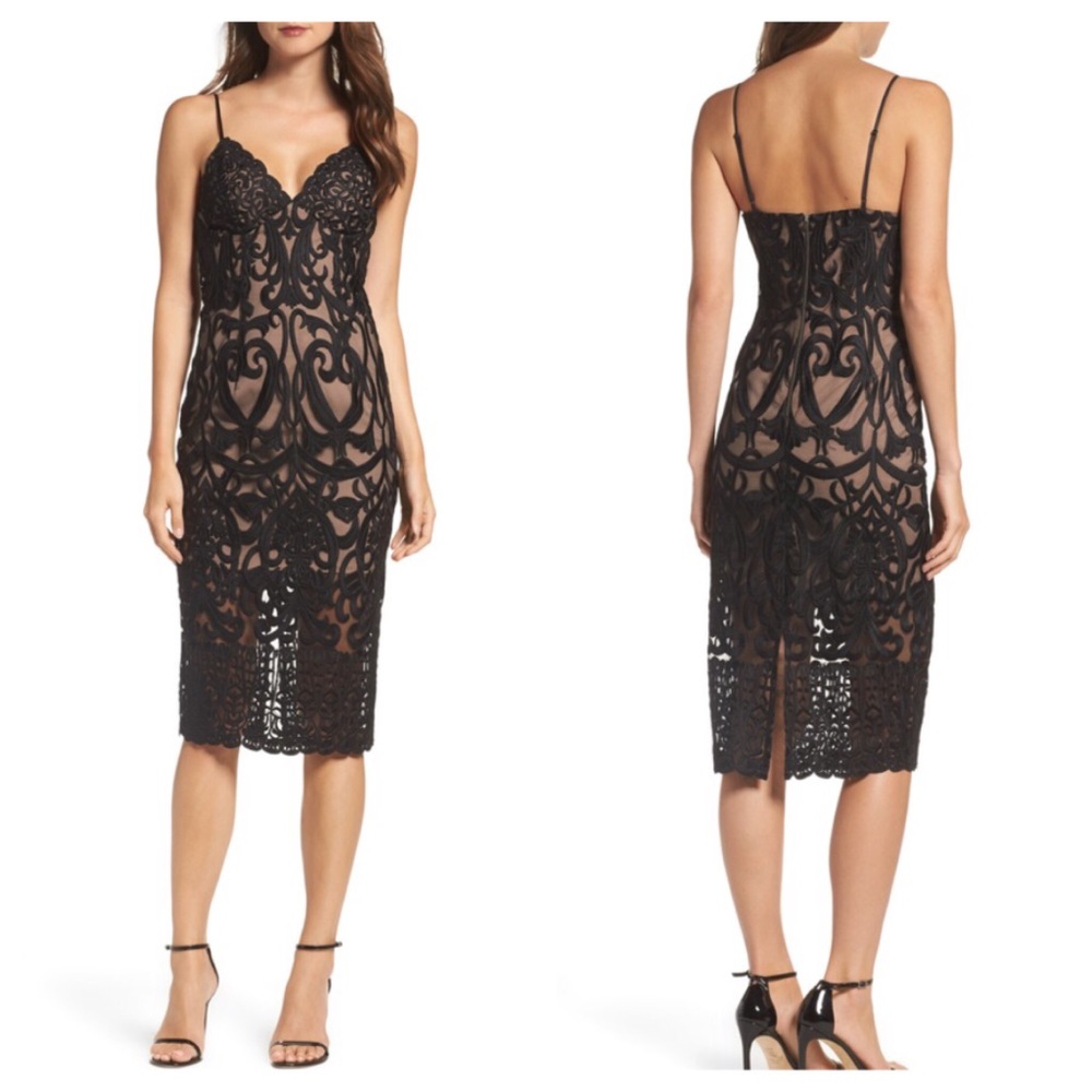 NWT Bardot Gia Black Pencil Dress